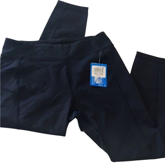 Columbia Rock Sound EXS Black Media Pocket Leggings Size Large NWT - Picture 1 of 7